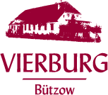 Logo Vierburg Bürtzow (bordeauxfarbene Version)